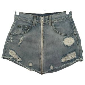 Carmar Women’s‎ Sierra Beatrice Zip Front Denim Mini Skirt  Sz 27